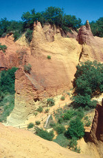 ocher production production ocre france vaucluse